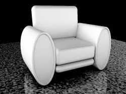Plump Armchair 3D model