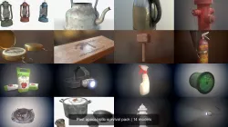 Post apocalyptic survival pack 3D Model Collection