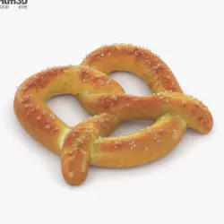 Pretzel 3D model