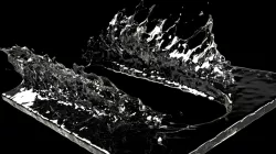 Puddle splash 3D model