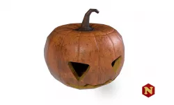 Pumpkin Halloween Low-poly  3D model