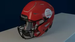 Riddell Speedflex helmet 3D model