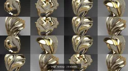 rings  fantasy   3D Model Collection