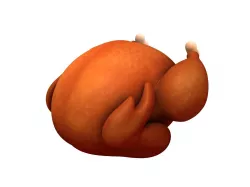 Roasted Chicken 3D model