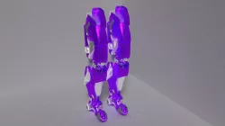 robot feet 3D model