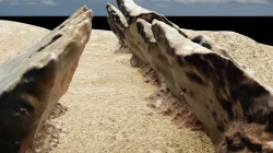 Rock scan Low-poly  3D model