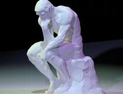 Rodin Thinker 3D print model 3D model