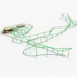 Roller Coaster 4  3D model