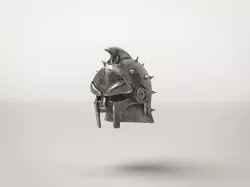 Roman Gladiator Helm Armor Low-poly  3D model