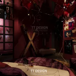 room playboy hotel 3D model