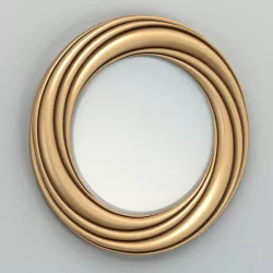 Round mirror frame 004 3D model