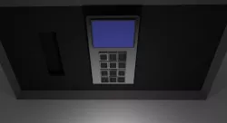  Safe mit Pin-Pad 3D Modell 3D model