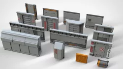 sci-fi Architectural element 17 3D model
