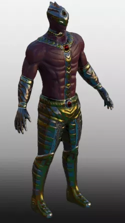 Sci-Fi Character Low-poly  3D model