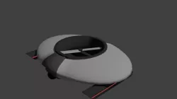 scifi drone Low-poly  3D model