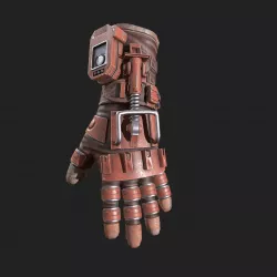  Scifi glove ver 10 Low-poly  3D model