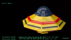 Scifi UFO 1 3D model