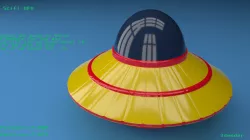 Scifi UFO 3D model