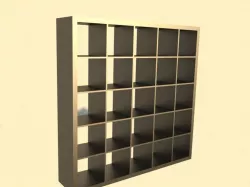 Shelf living room 3D model