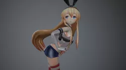Shimakaze Pose  3D model
