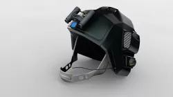 SiFi Military Helmet 3d Modeling Whit Night Vision Device Low-poly  3D model