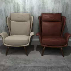Single person sofa 2 3D model