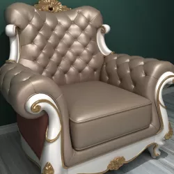 Single person sofa 3D model