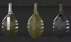 Small grenade Low-poly  3D model