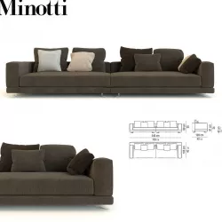 Sofa  Minotti 3D model