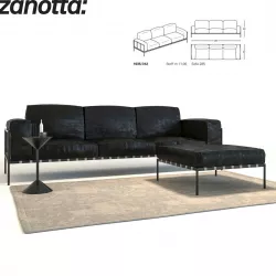 Sofa Zanotta 3D model