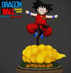 Son Goku Zbrush Dragon Ball 3D Figure 3D model