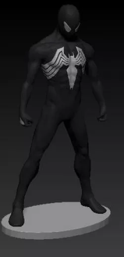 Spider Symbiote 3D Prnt ready - 25cm 3D model