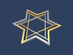 Star of David 3D model