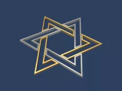 Star of David 3D model