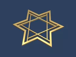 Star of David 3D model
