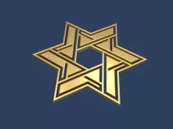 Star of David 3D model