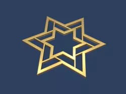 Star of David 3D model