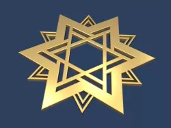 Star of David 3D model