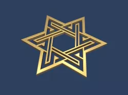 Star of David 3D model