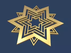 Star of David 3D model