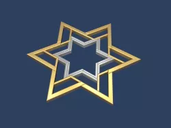 Star of David 3D model