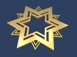 Star of David 3D model