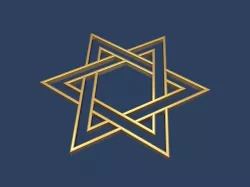 Star of David 3D model