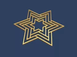Star of David 3D model