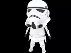 storm trooper sd character 3dsmax 3D model