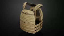 TAC-TEC Vest Low-poly  3D model