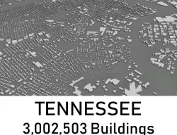 Tennessee - 3002503 3D Buildings Low-poly  3D model