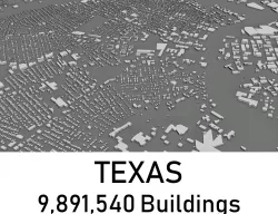 Texas - 9891540 3D Buildings Low-poly  3D model