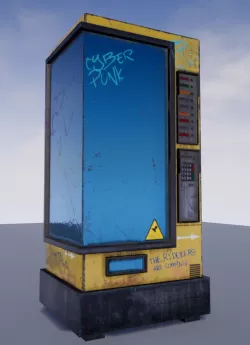 The Drink  Snacks Vending Machine  Automat Low-poly  3D model
