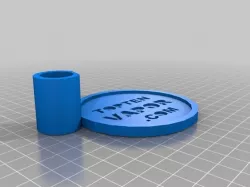 TopTenVapor.com drink coaster and e-cig holder 1